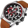 Waterproof Men's Watch Crazy Horse Belt - Image 2