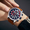 Waterproof Men's Watch Crazy Horse Belt