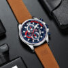 Waterproof Men's Watch Crazy Horse Belt - Image 5